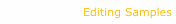 Editing Sample Projects