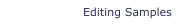 Editing Sample Projects